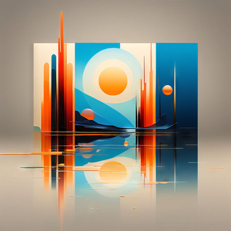 3d illustration of abstract background. illustration a modern design.の素材
