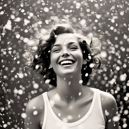 portrait of young womanの素材