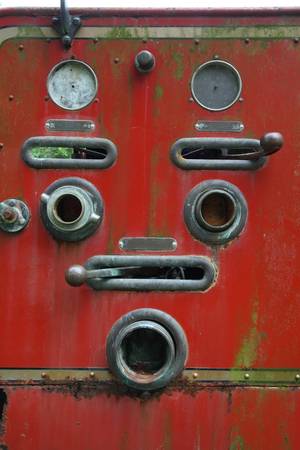 Old fire engineの写真素材