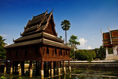 Ho Phra Trai central water storage.の写真素材