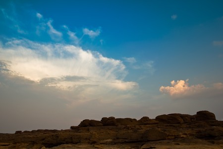 Samphanbok, sky and stone. の写真素材