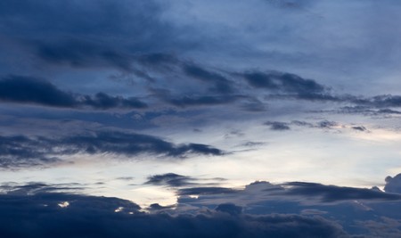 Sky before sunset.の写真素材