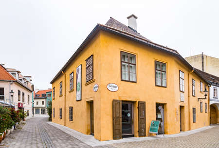 Beethoven house museum in the center of Baden bei Wien. Vienna Woods, Lower Austria.のeditorial素材