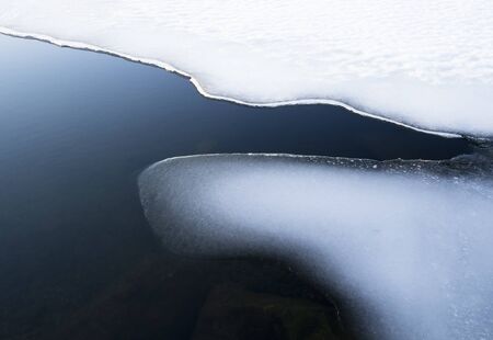 Lakeside in the spring timeの写真素材