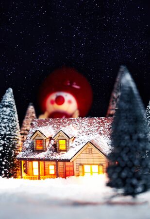 Christmas images with various props.の写真素材