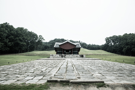 Yungneung and Geolleung Royal Tombs is the royal tomb of Joseon in Hwaseong-si, Korea.のeditorial素材