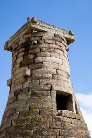 Cheomseongdae the oldest astronomical observatory in Asia. Daereungwon tomb complex, Gyeongju, South Korea.の写真素材