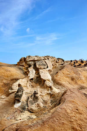 Yehliu Geopark in Taiwan.の写真素材