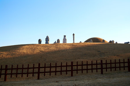 Uireung Royal Tombs of the Joseon Dynasty located in Seoul, Korea.