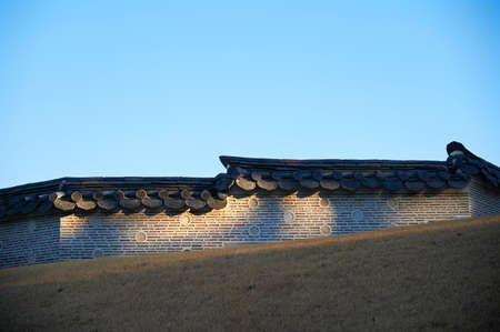 Uireung Royal Tombs of the Joseon Dynasty located in Seoul, Korea.のeditorial素材