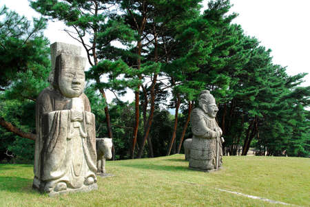 Taereung Royal Tombs of the Joseon Dynasty located in Seoul, Korea.のeditorial素材