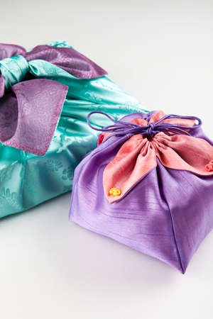 Korean traditional Wrap and gift .の写真素材