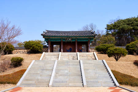 This is the birthplace of Poet Han Yong-un in Korea.の写真素材