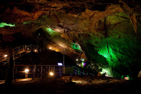 This is Cheongok Cave in Gangwon Province, Korea.の写真素材