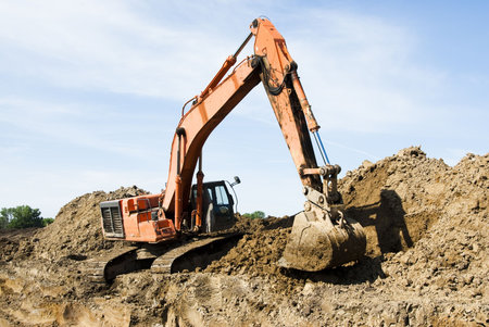 excavation at the Louis & Clark Regional Water System pipeline construction site in South Dakota