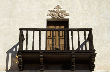 Spanish mission called White Dove of the Desert, near Tucson Arizona の写真素材