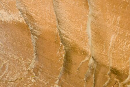 Natural patterns in the sandstone walls along the Fremont river in Capital Reef National Park in Utah, USA.の写真素材