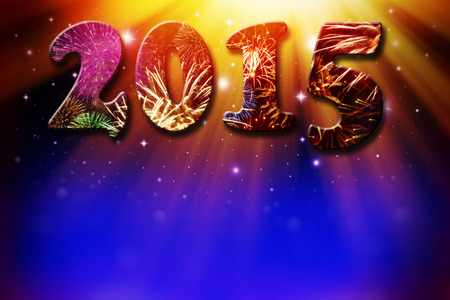 New year 2015の写真素材