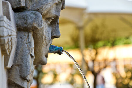 Gargoyle in Stuttgart, Germanyの写真素材