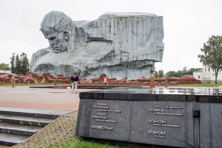 The monument "Courage" in the Brest fortress. The Republic of Belarus.Brest.のeditorial素材