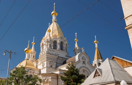 Church of the Intercession of the Most Holy Theotokos on Bolshaya Morskaya Street in Sevastopol,...