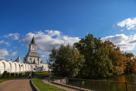 Nikolo-Ugreshsky Monastery, Dzerzhinsky city, Moscow region.Gate tower.の写真素材