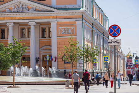 Russia. Moscow. June 2023. Chamber of Commerce and Industry of the Russian Federation.のeditorial素材
