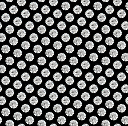Diamonds seamless pattern. Luxurious sparkling background. Panel from rhinestones. Illustration.