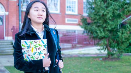 a woman with a smileの写真素材