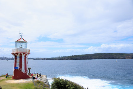 Lighthouse on the north coastの写真素材