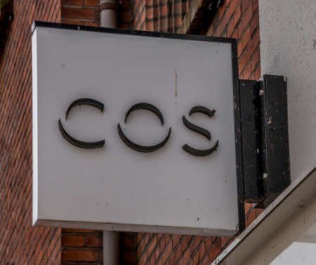 Aarhus, Denmark - 24 March 2020: The logo of the Cos building in Aarhus.のeditorial素材