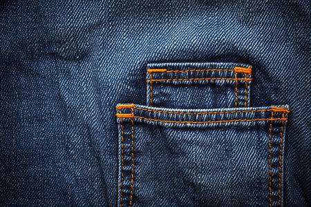 Jeans texture or denim jeans background for design with copy space for text or image.の素材