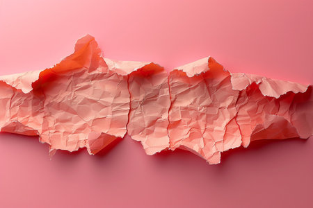 crumpled paper on a pink background, crumpled paperの素材