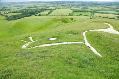 Uffington White Horse, United Kingdomのeditorial素材
