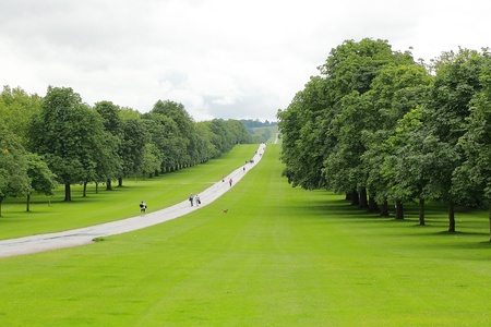 Long Walk Road at Winsor Palaceのeditorial素材