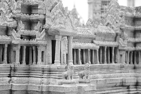 Angor Wat miniatureの写真素材