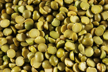 Split peas to be used as a background