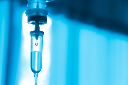 Set saline drip  iv fluid intravenous drop saline drip hospital room,Medical Concept,treatment...