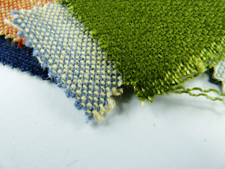 a selection of fabric swatches