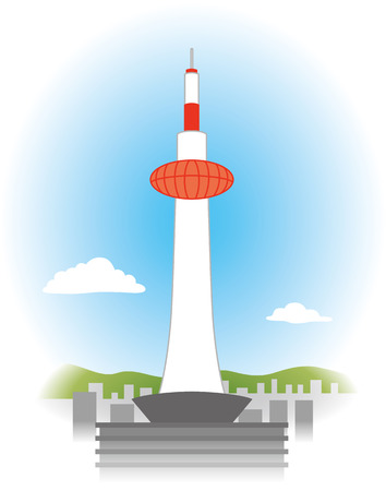 Kyoto Towerの写真素材