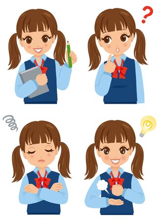 A female studentの写真素材