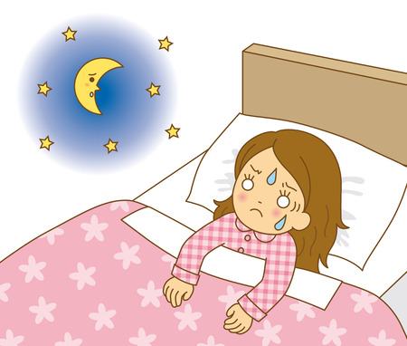 Women insomniaの写真素材
