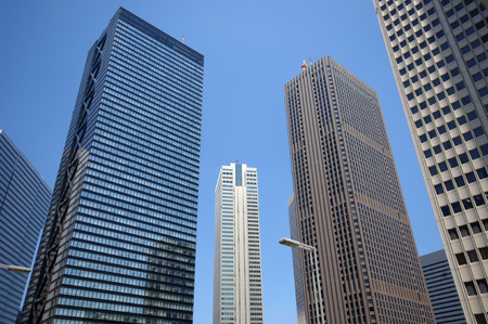 High-rise building, Shinjukuの写真素材