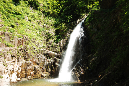 Dark gate falls, falls No. 1の写真素材