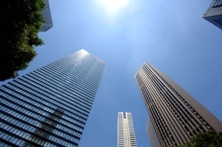 Skyscrapers in Shinjukuの写真素材