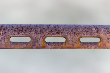 Long steel have rustの写真素材