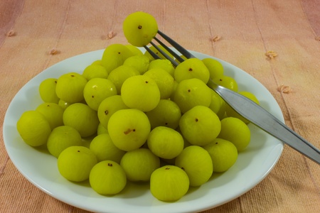 Gooseberries Fruits fermentationの写真素材