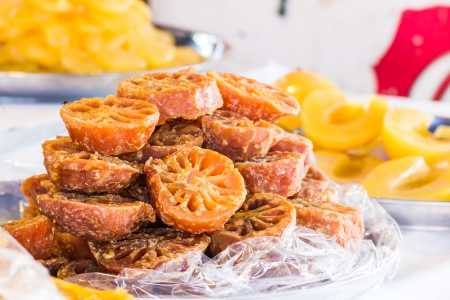 Bael Part Sweet Set snack thailandの写真素材