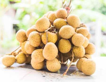 longan. fresh longan on the background