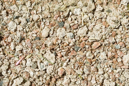 Texture background of many small gray stonesの写真素材
